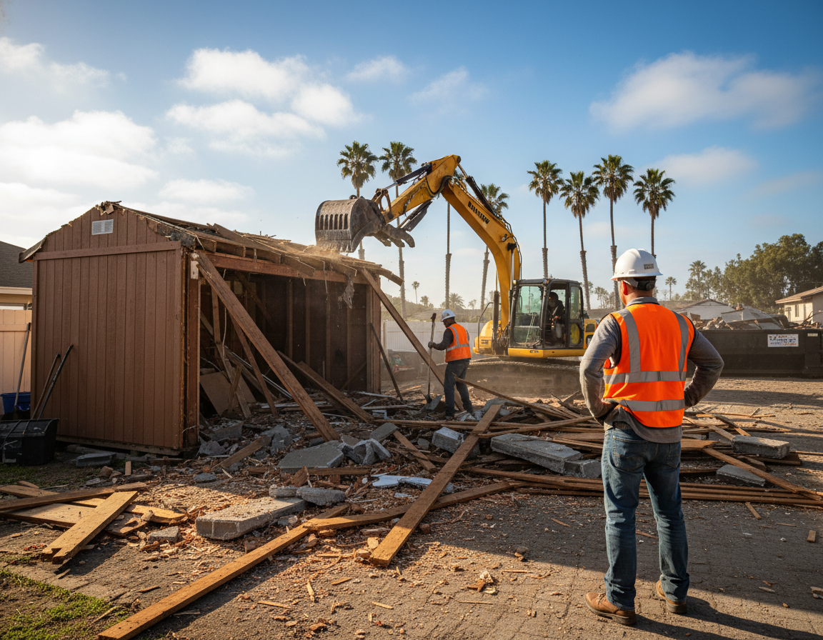 Shed Demolition In Ventura